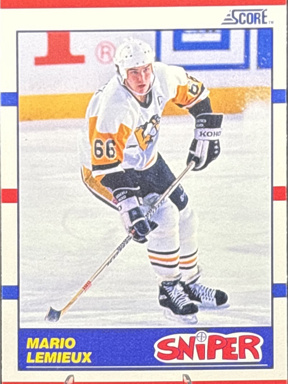 Score Mario Lemieux Hockey Sniper Card